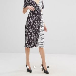 Alter tall wrap front dress